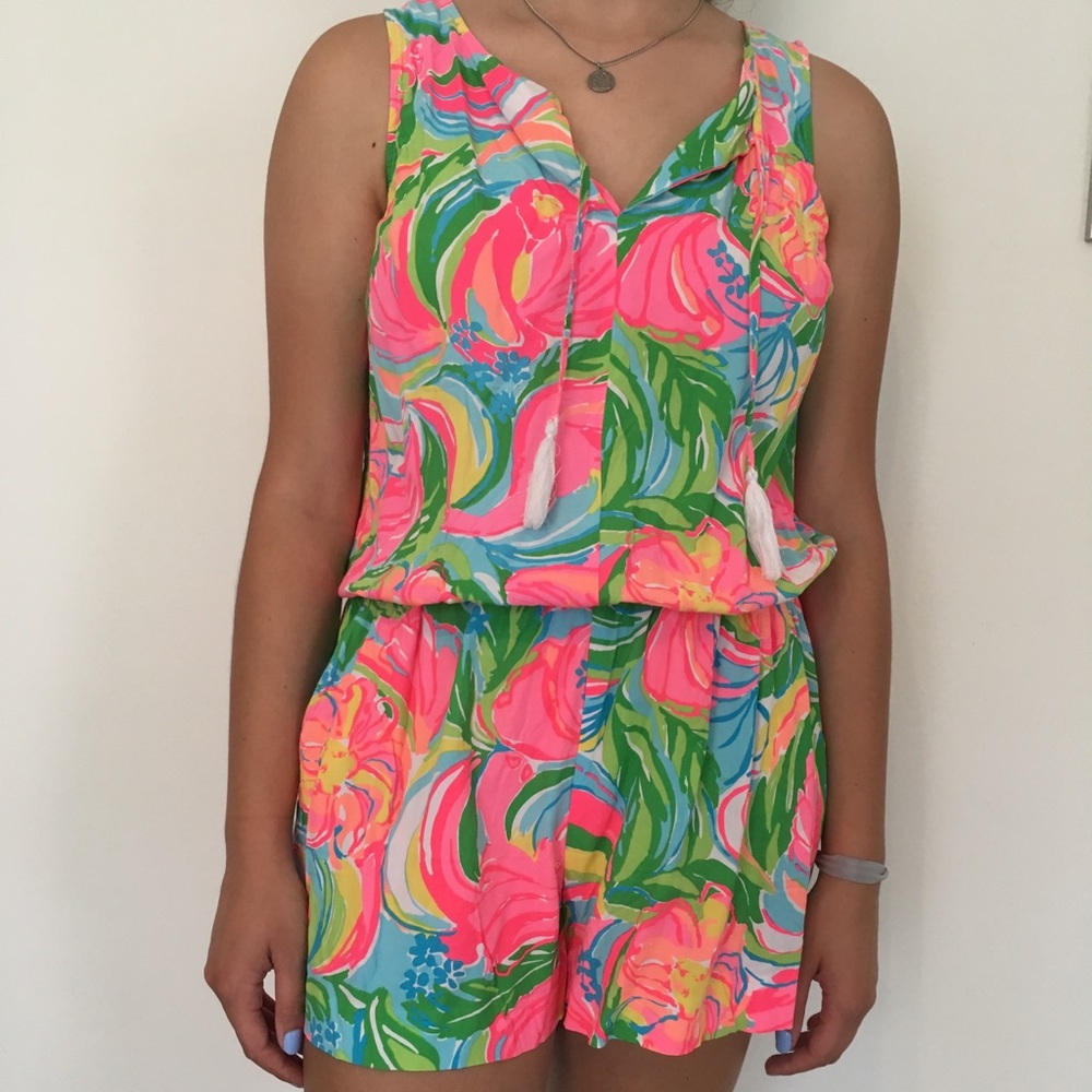 Lilly Pulitzer “So A-Peeling” Tybee Romper